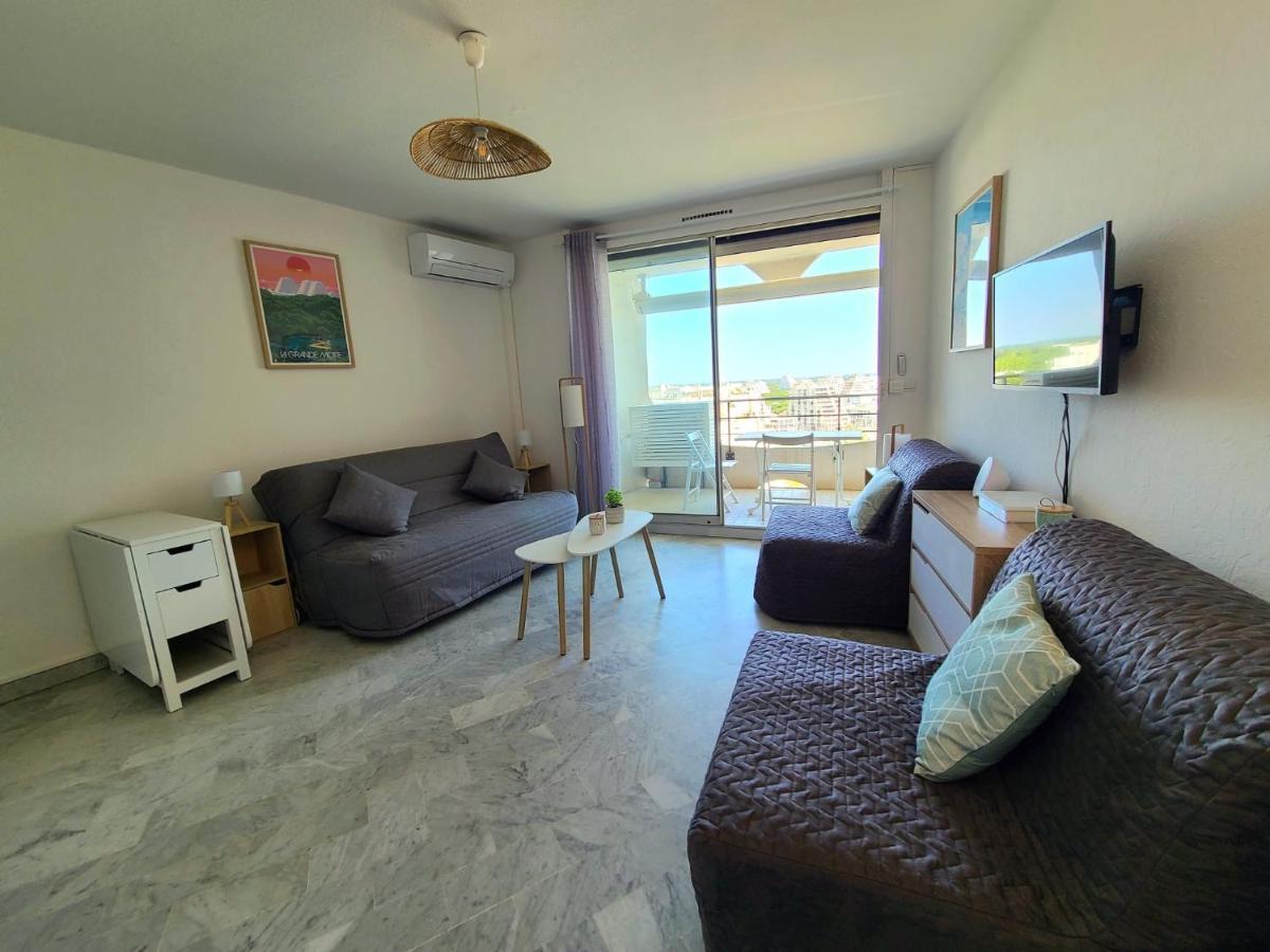 Апартаменты Vue Imprenable Sur Le Port, Proche Plages ! Ла-Гранд-Мот Экстерьер фото
