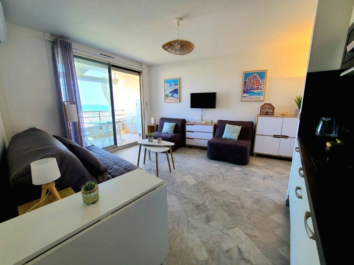Апартаменты Vue Imprenable Sur Le Port, Proche Plages ! Ла-Гранд-Мот Экстерьер фото